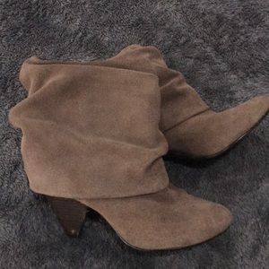 Steve Madden Taupe Carlsen Slouch Bootie